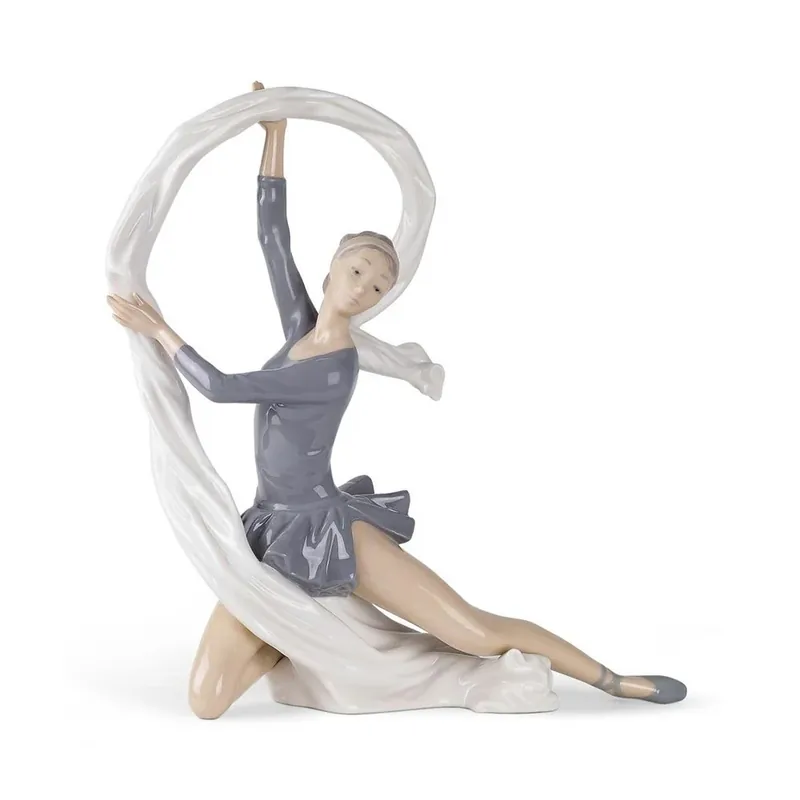 Offerta Nao Statua in Porcellana Ballerina H34 cm