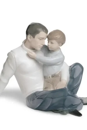 Promozione Nao Statua in Porcellana Amare & Proteggere