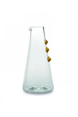 Zafferano Caraffa Petoni in Vetro Giallo Oro 125 cl A Buon Prezzo