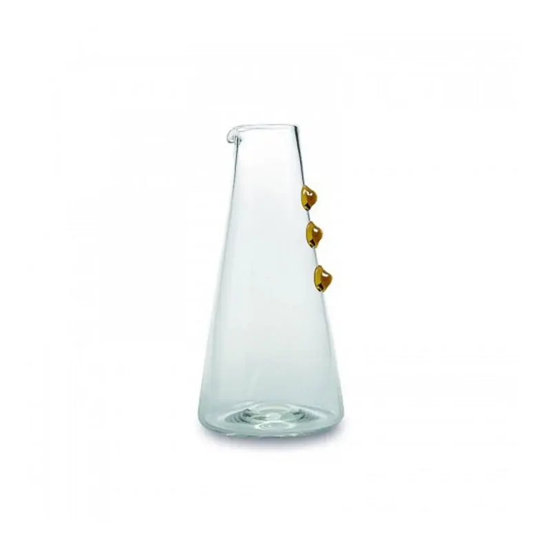 Zafferano Caraffa Petoni in Vetro Giallo Oro 125 cl A Buon Prezzo