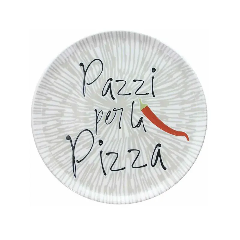 Tognana Andrea Fontebasso Piatto Pizza in porcellana Pazzi per la pizza 33 cm Offerta