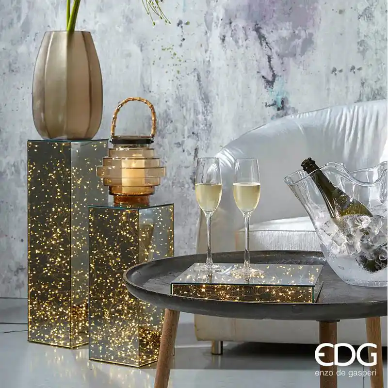 Offerta Lampo EDG Enzo De Gasperi Teca Vassoio 40 Led 30 cm