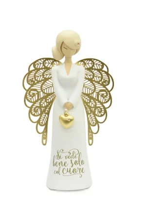 Must-Have Enesco Statuetta Si Vede Bene Solo Col Cuore H15,5 cm
