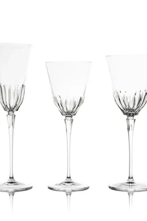 Feeling Set 18 Pezzi Vino Acqua & Flute Julia Elypse in Vetro Cristallino Prezzo Scontato