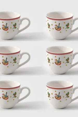 A Buon Prezzo Villeroy & Boch Toy‘s Delight Set 6 Tazzine da Caffè in Porcellana
