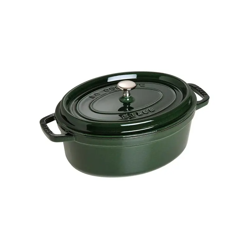 Staub Cocotte Ovale Verde Basilico 31 cm Spedizione Espresso