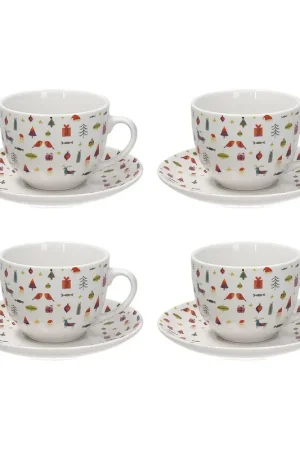 Andrea Fontebasso Tognana Set 4 Tazze Mug Atollo Candy in Porcellana Di Tendenza