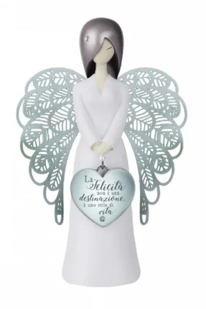Prezzo Conveniente Enesco Statuetta Felicità Non è Una Destinazione 15,5 cm