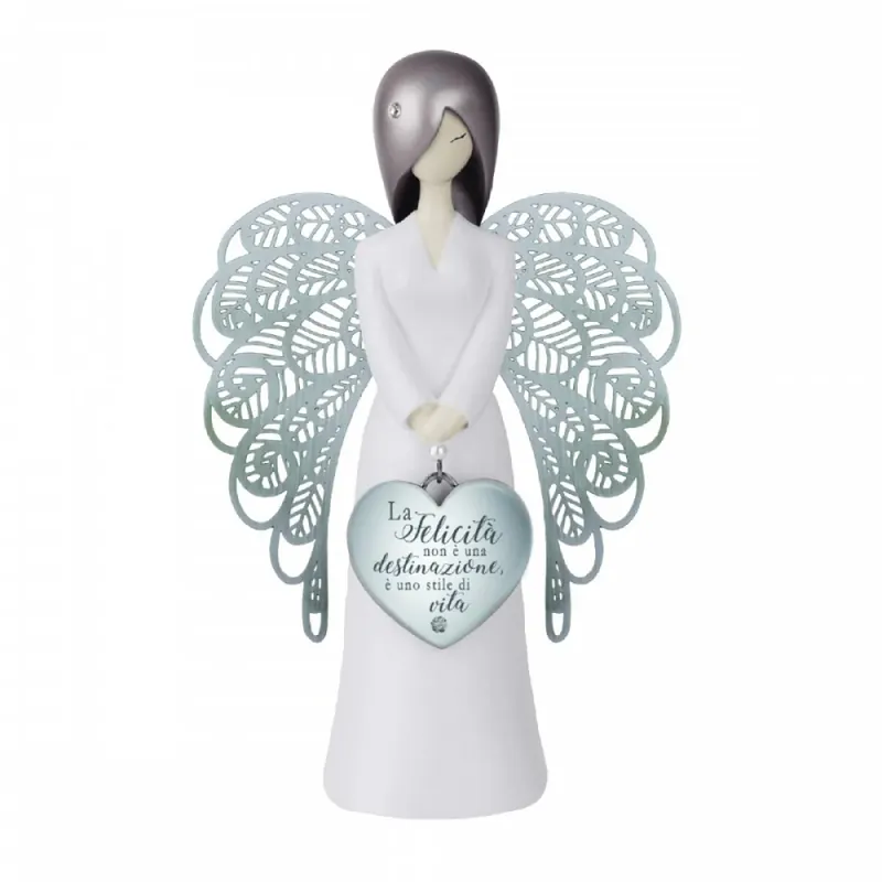 Prezzo Conveniente Enesco Statuetta Felicità Non è Una Destinazione 15,5 cm