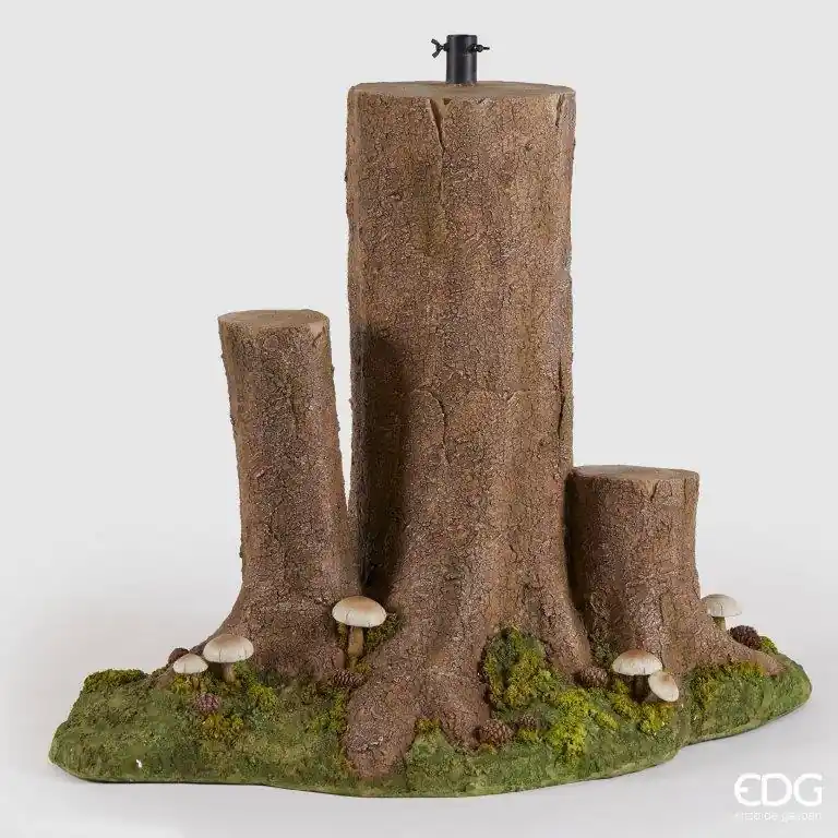 EDG Enzo de Gasperi Base Tronchi Bosco per Albero di Natale 80x100x50 cm Prezzo Conveniente