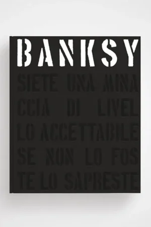 Soddisfatti O Rimborsati Ippocampo Edizioni Libro Bansky siete una minaccia di livello accetabile