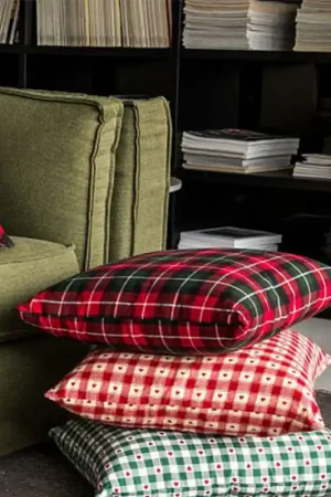 Miglior Prezzo Tognana Cuscino Natalizio Quadrato 45x45 cm Jaspen Tartan