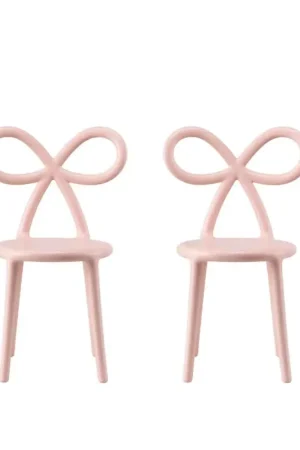 Offerta Qeeboo Set 2 sedie Ribbon Chair Baby Rosa