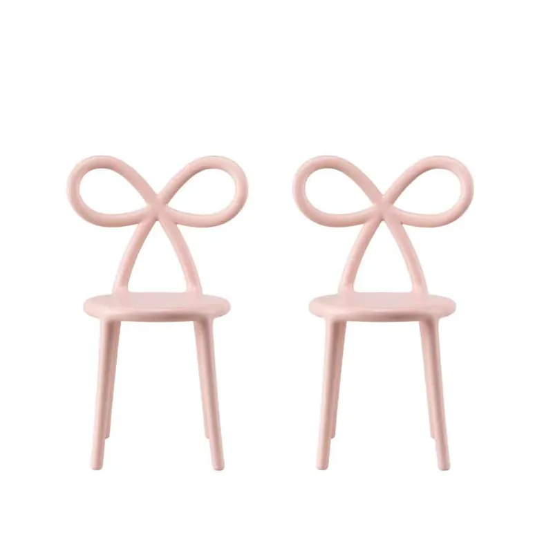 Offerta Qeeboo Set 2 sedie Ribbon Chair Baby Rosa