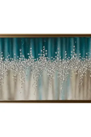 Art Maiora Quadro Comete con Cornice Oro Dipinto a Mano su Tela 140x80 cm Ottanio Ultimissimo Modello