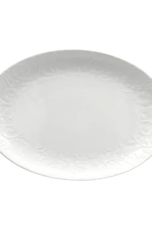 Andrea Fontebasso Tognana Piatto da Portata Etoile Bianco D31 cm in Porcellana Nuova Collezione