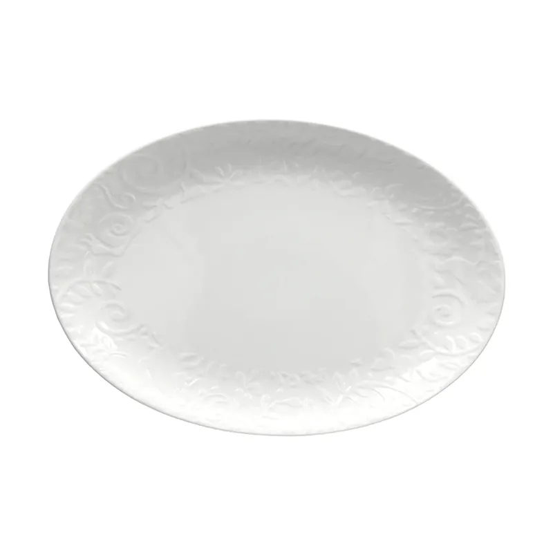 Andrea Fontebasso Tognana Piatto da Portata Etoile Bianco D31 cm in Porcellana Nuova Collezione