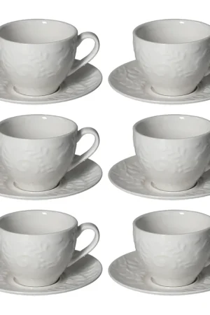 Andrea Fontebasso Tognana Set 6 Tazzine da Caffè Etoile in Porcellana Popolare