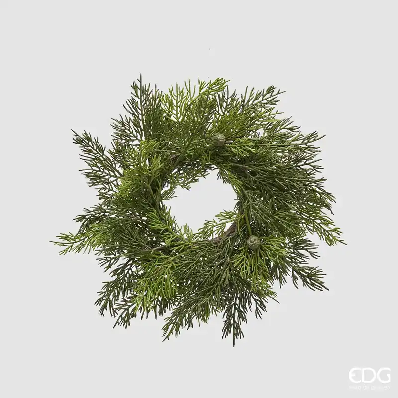 Pagamento Sicuro EDG Enzo De Gasperi Ghirlanda Natalizia Thuja con Bacche D35 cm