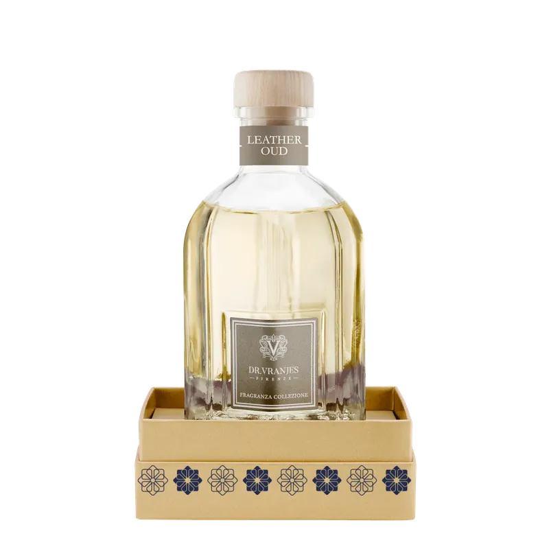 Dr Vranjes Gift Box Fragranza D‘Ambiente Leather Oud 500ml Più Venduto