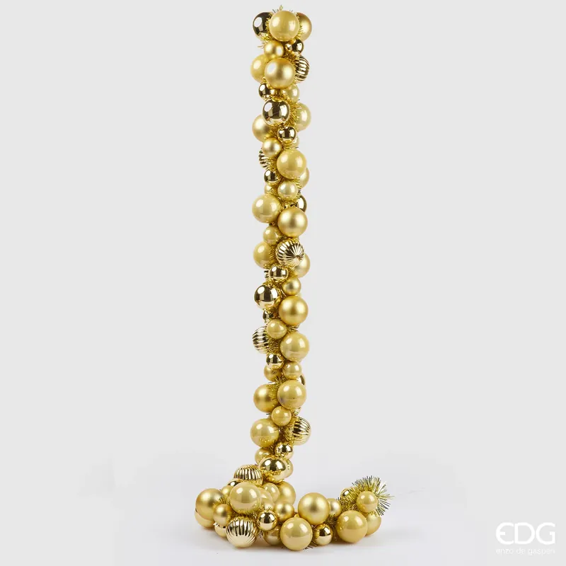EDG Enzo De Gasperi Festone Natalizio Palle Mix 100 Pezzi L 150 cm Oro Ordina Subito