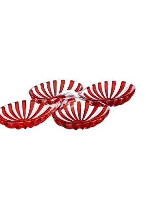 Guzzini Set 2 Antipastiere Dolcevita Rosso Economico