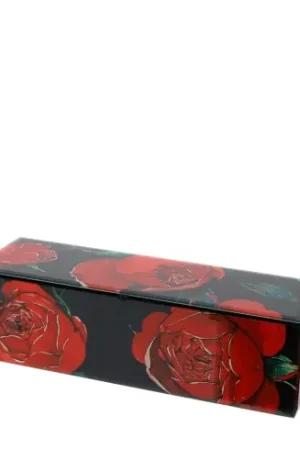 Hervit Contenitore Portagioie Natalizio Rose Baccarat 33,5x10,5xH10 cm Prezzo Scontato