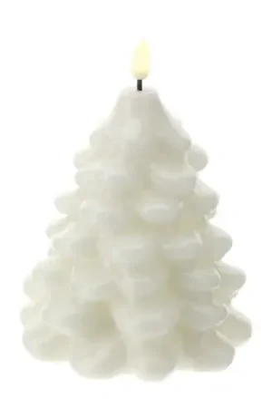 Hervit Candela Led Albero di Natale Bianco D11,5xH13 cm Economico