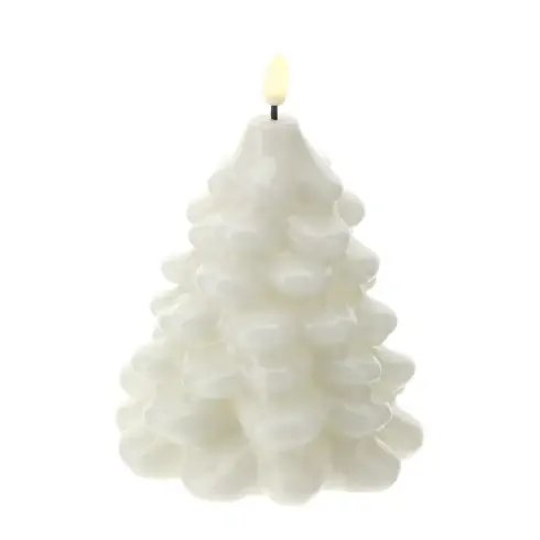 Hervit Candela Led Albero di Natale Bianco D11,5xH13 cm Economico