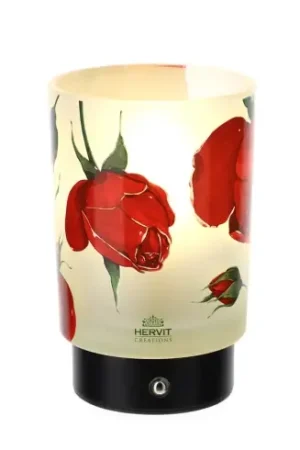 Occasione Hervit Lampada Led Rose Baccarat in Vetro D10xH15 cm