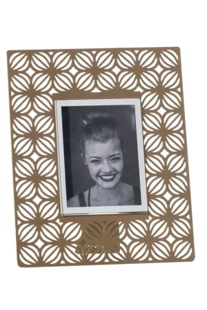 Arti & Mestieri Cornice Portafoto Ikat 18xH22 cm Oro Laccato A Buon Prezzo