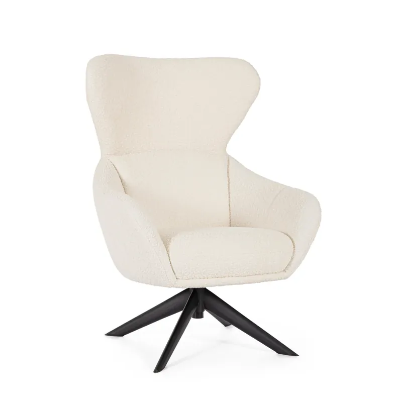 Offerta Del Giorno Andrea Bizzotto Poltrona Girevole Hailey Bianco Ghiaccio