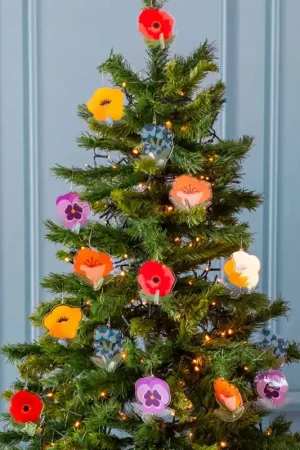 Vesta Set 5 Decorazioni Natalizie per Albero di Natale in Cristallo Acrilico Acquista Ora