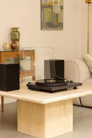 Crosley Giradischi Bluetooth C62 con Casse Esterne Nero Più Venduto