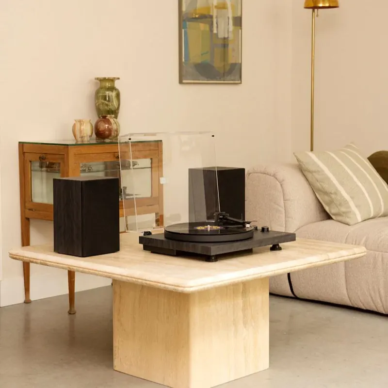 Crosley Giradischi Bluetooth C62 con Casse Esterne Nero Più Venduto
