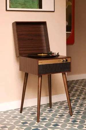 Scelto Dai Clienti Crosley Giradischi Jasper con Gambe Noce
