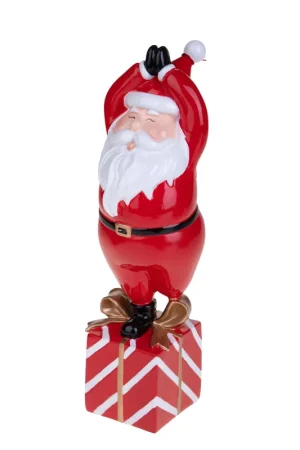 Compra Adesso Bianchi Dino Decorazione Babbo Natale con Mani Giunte H32,5 cm in Resina