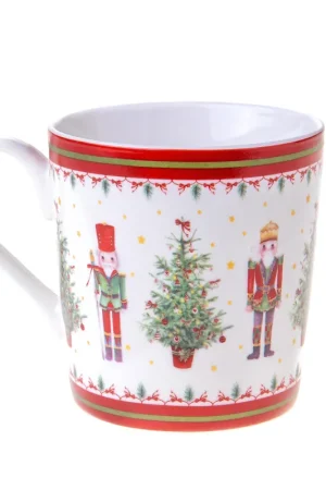 Promozione Bianchi Dino Tazza Natalizia Schiaccianoci H9 cm in Ceramica
