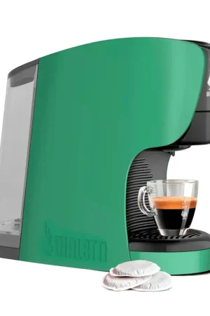 Bialetti Bundle Macchina Caffè Espresso Dama con 30 Cialde Omaggio Verde Compra Oggi Stesso
