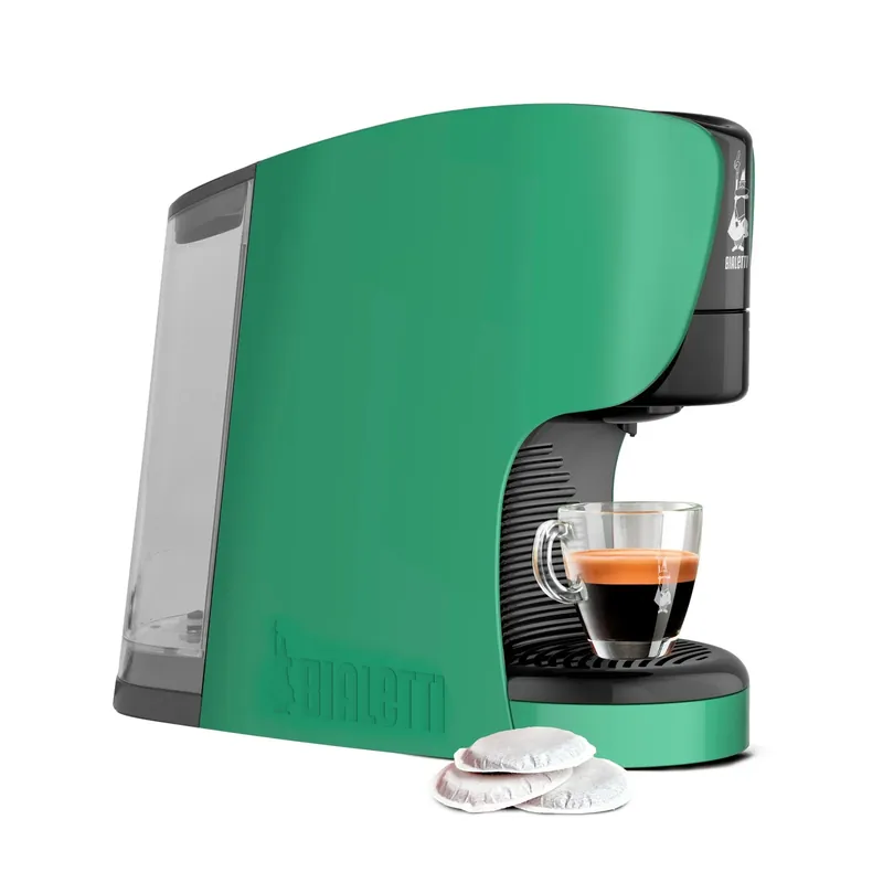 Bialetti Bundle Macchina Caffè Espresso Dama con 30 Cialde Omaggio Verde Compra Oggi Stesso