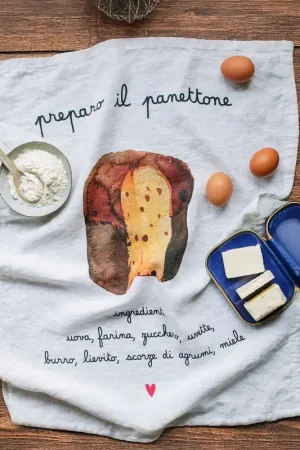 Nuovo Arrivo Simple Day Canovaccio Natalizio Preparo il Panettone 50x70 cm