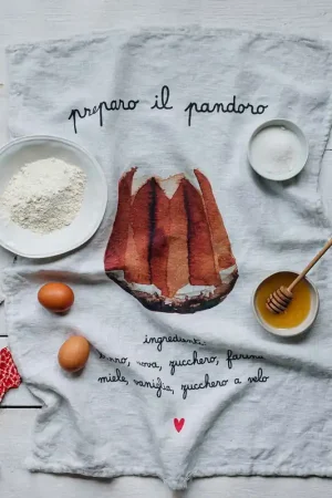 Simple Day Canovaccio Natalizio Preparo il Pandoro 50x70 cm Popolare