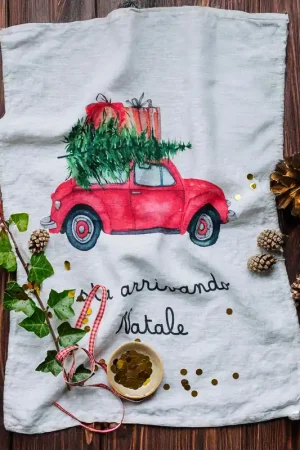 Simple Day Canovaccio Natalizio Natale Sta Arrivando 50x70 cm Offerta