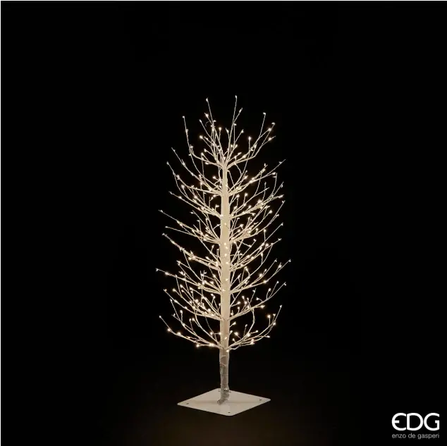 EDG Enzo De Gasperi Albero Faggio con base 320 mini led H90 cm Bianco Ultima Occasione