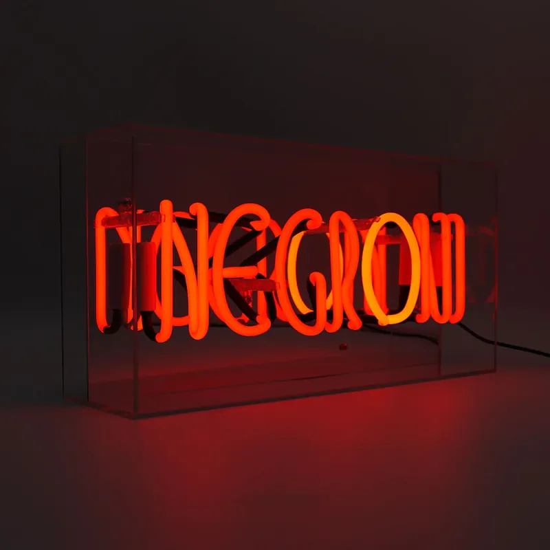 Locomocean Insegna Neon Negroni Acrylic Box Direttamente Dal Produttore