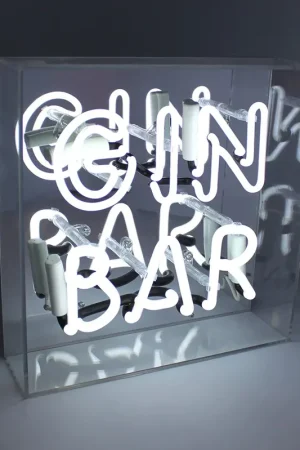 Affare Locomocean Insegna Neon Gin Bar Acrylic Box