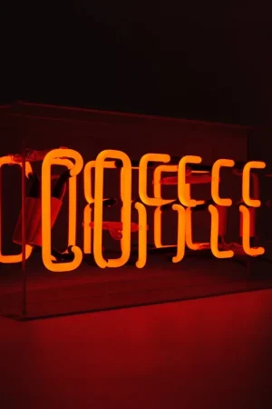 Locomocean Insegna Neon Coffee Acrylic Box Prezzo Conveniente