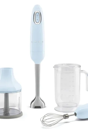 Consegna Rapida Smeg Frullatore ad immersione Azzurro Kit Completo HBF03PBEU