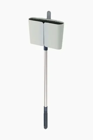 Joseph Joseph Scopa con Supporto da Muro CleanStore Blu Professionale