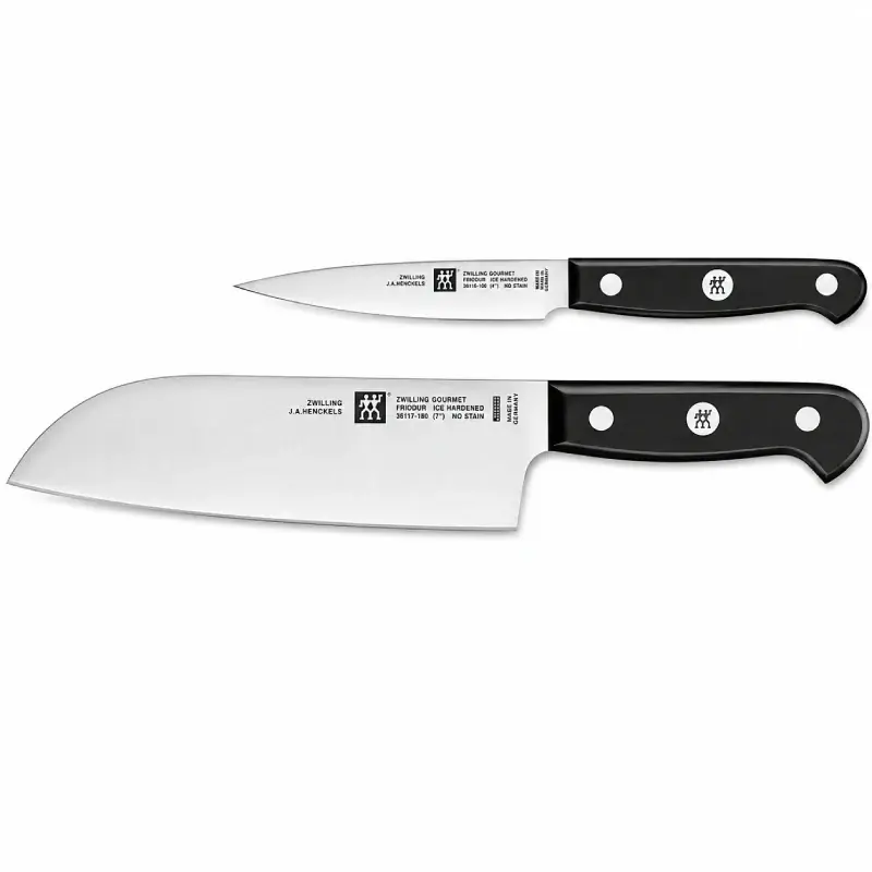 Compra Oggi Stesso Zwilling Set 2 Coltelli da Cucina Santoku e Spelucchino